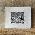 Mountain Lino Print 2